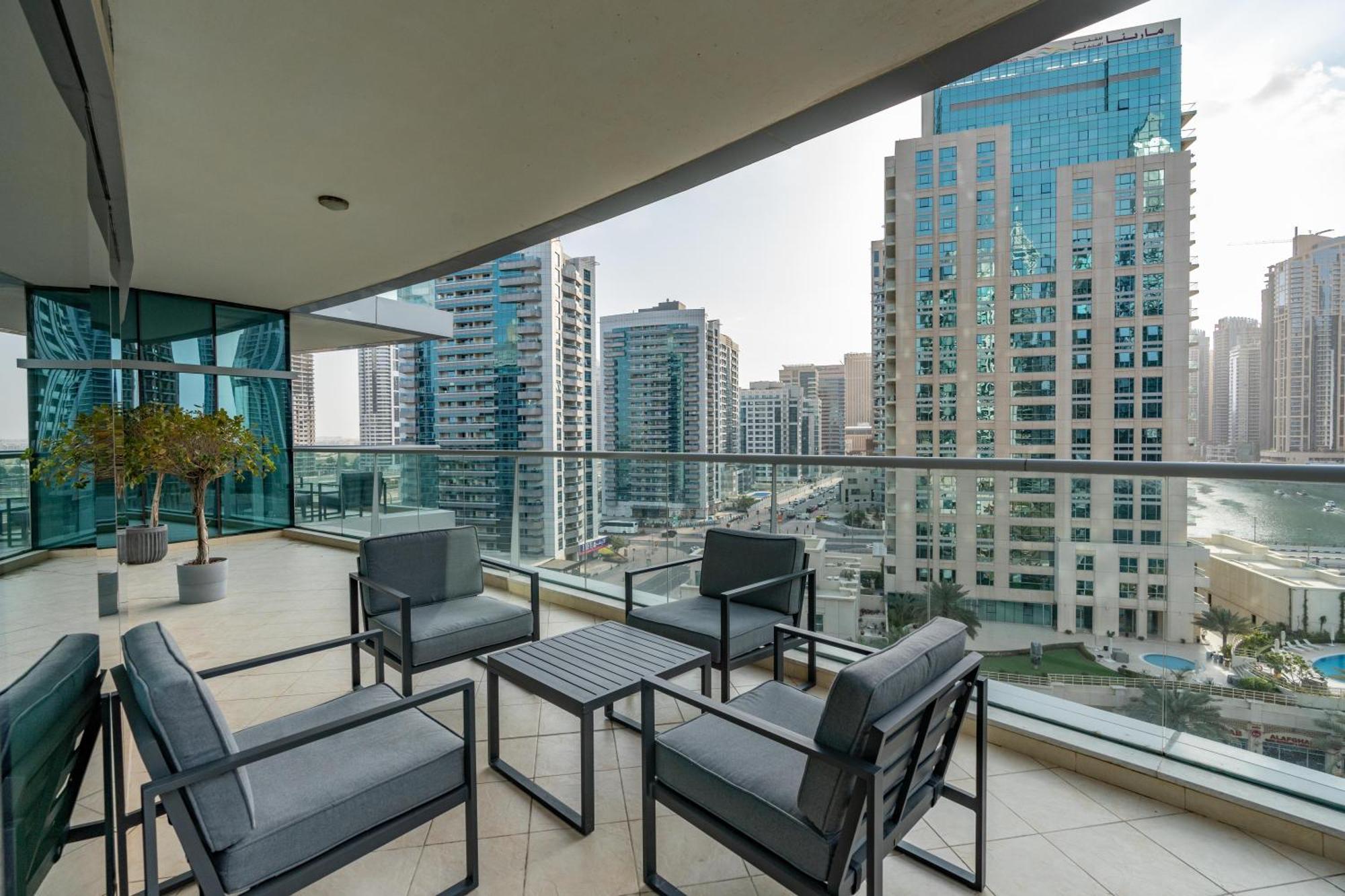 Vacay Lettings - Full Marina View 3 Bedroom Plus Maid Room Dubaj Zewnętrze zdjęcie